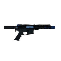 MA-9 9MM 7.5" GLOCK Style Pistol | Blue Accents | M-LOK | Micro Buffer | Non-LRBHO | Anodized Black